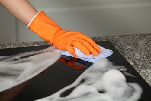 Detailed end of tenancy cleaning preparation in a North West London flat