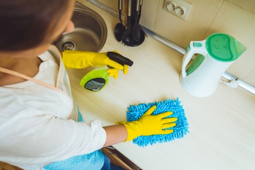 Example quote for a carpet cleaning job in a local flat
