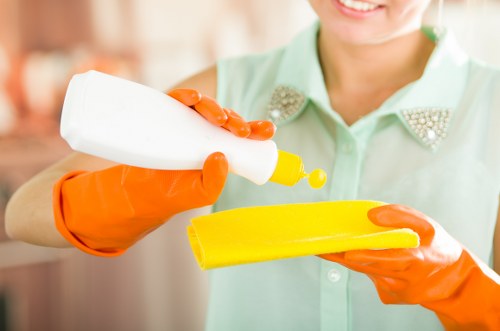 Safe checkout screen for carpet cleaning payment processing