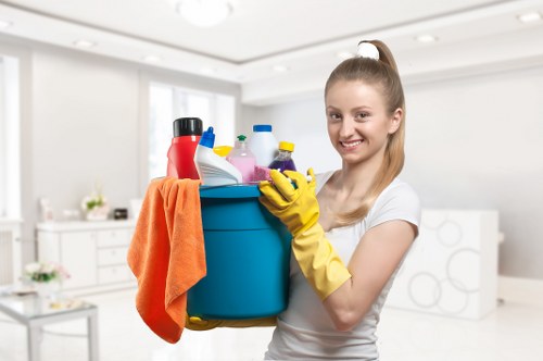 Kitchen and bathroom deep clean in a local Belsize Park property
