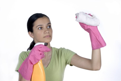 Commercial office cleaning in a modern workspace near Belsize Park